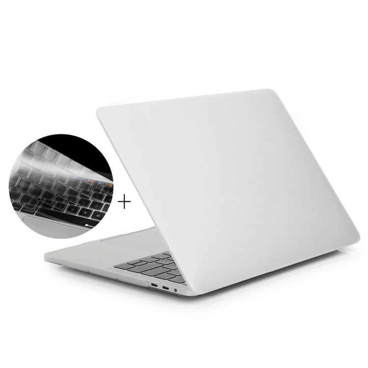 ENKAY Hat-Prince 2 in 1 Custodia protettiva in plastica rigida satinata + Versione europea Cover protettiva per tastiera in TPU ultrasottile per MacBook Pro 2016 da 15,4 pollici con Touch Bar (A1707)