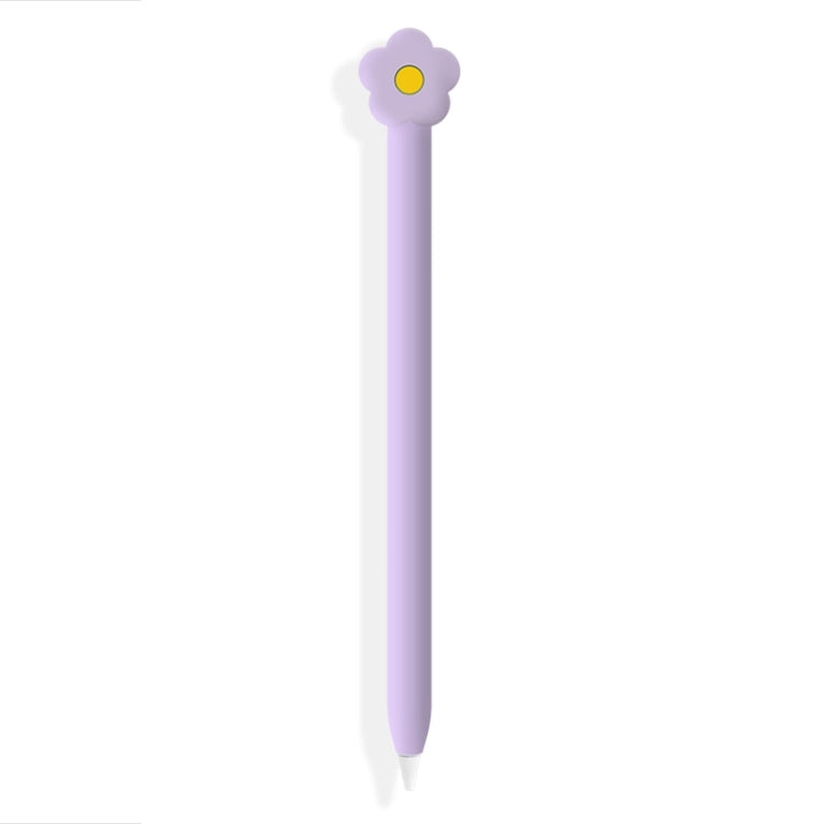 Custodia protettiva in silicone simpatico cartone animato per Apple Pencil 2 (stella a cinque punte rosa))