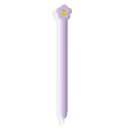 Custodia protettiva in silicone simpatico cartone animato per Apple Pencil 2 (stella a cinque punte rosa))