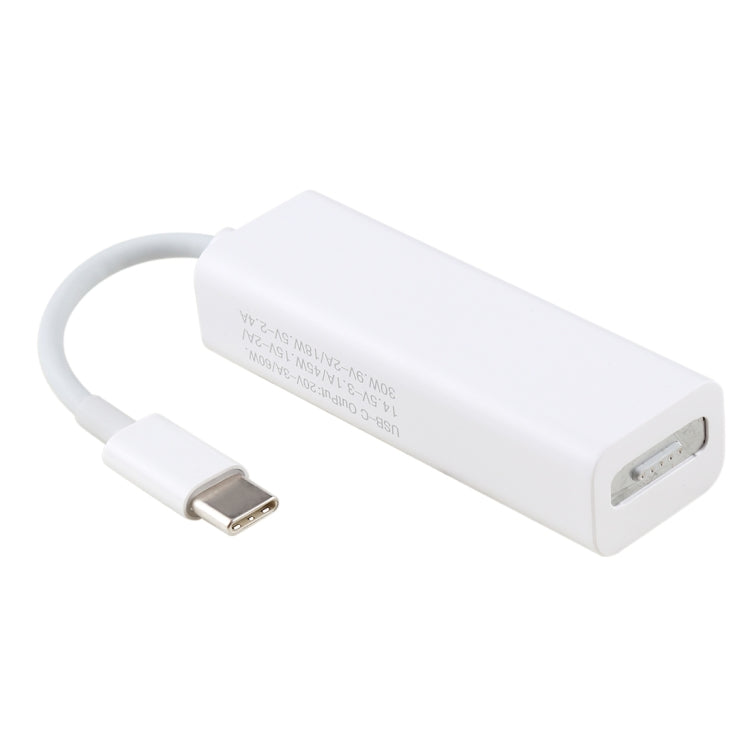 AnyWatt Convertitore adattatore di ricarica magnetico MagSafe 2 da 5 pin femmina a USB-C/Type-C maschio per MacBook Pro