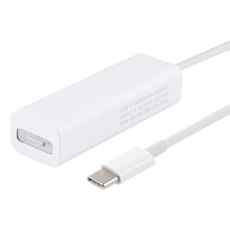 AnyWatt Convertitore adattatore di ricarica magnetico MagSafe 2 da 5 pin femmina a USB-C/Type-C maschio per MacBook Pro