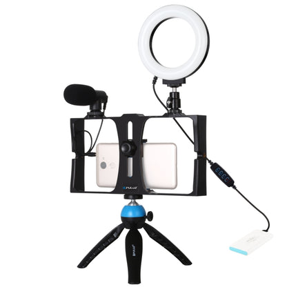 Kit di attrezzatura video per smartphone Vlogging Selfie Light 4 in 1