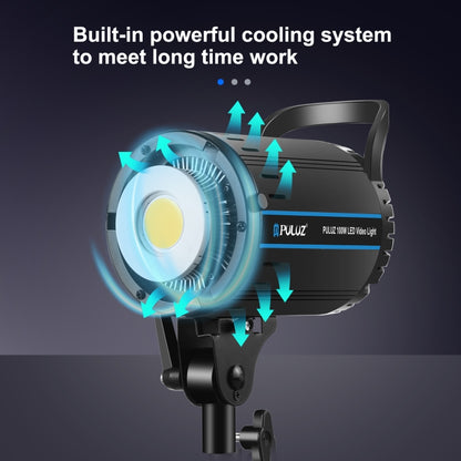 Luce video da studio PULUZ 100W 5600K + supporto luce da 2,8 m + kit fotografico Softbox lanterna pieghevole da 65 cm