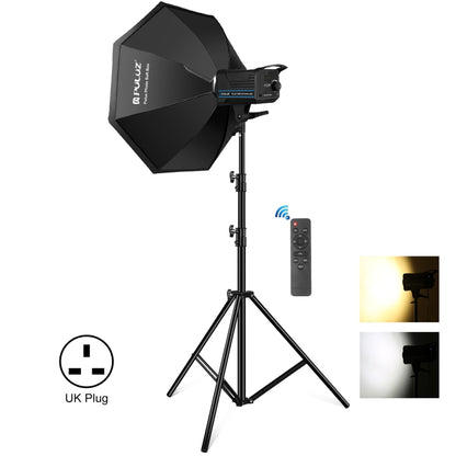 PULUZ 150W 3200K-5600K Kit luce stroboscopica per studio fotografico con riflettore Softbox e treppiede