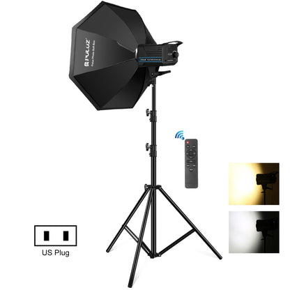 PULUZ 150W 3200K-5600K Kit luce stroboscopica per studio fotografico con riflettore Softbox e treppiede