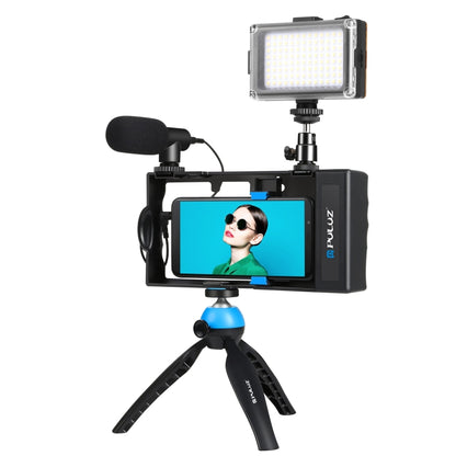 Kit di attrezzatura video con luce selfie LED Vlogging 4 in 1 PULUZ