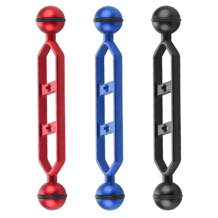 Braccio a doppia sfera in lega di alluminio PULUZ da 7,0 pollici 17,7 cm, diametro sfera: 25 mm, 7.0 inch (Black), 7.0 inch (Blue), 7.0 inch (Red)