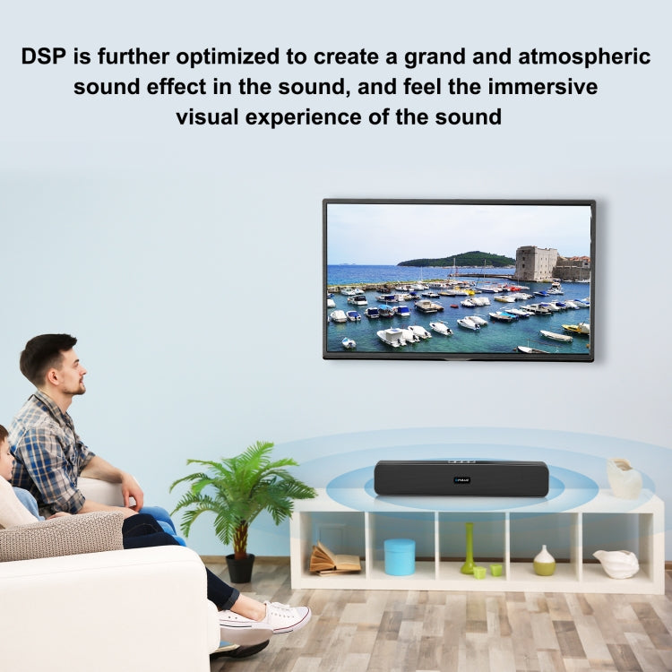 Altoparlante surround wireless Bluetooth cablato con soundbar PULUZ da 10 W