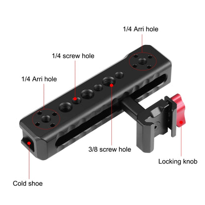 Impugnatura Superiore per Fotocamera PULUZ - Compatibile con Gabbie per Fotocamere