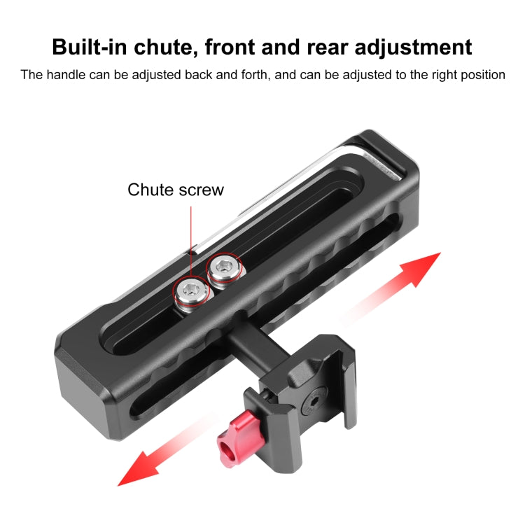 Impugnatura Superiore per Fotocamera PULUZ - Compatibile con Gabbie per Fotocamere