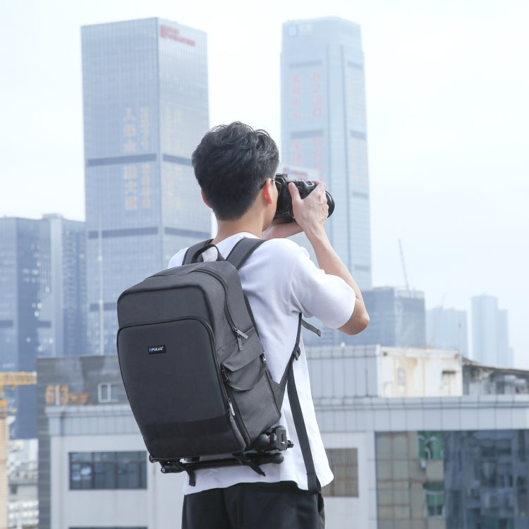 PULUZ Borsa per laptop con zaino a doppia spalla per fotocamera portatile da esterno