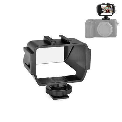 PULUZ Camera Vlog Selfie Flip Screen con adattatore per montaggio su slitta fredda per fotocamera Mirrorless