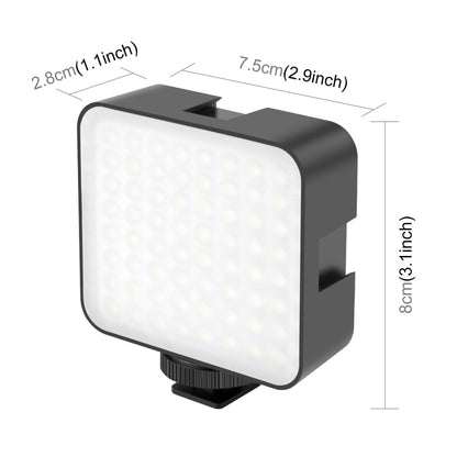 PULUZ 64 LED 5W Luce di riempimento per giunzioni video per fotocamera/videocamera