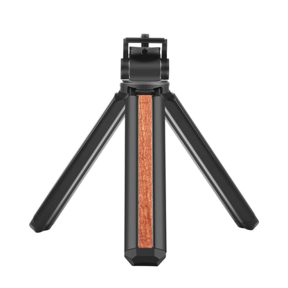 Supporto per treppiede dal vivo per vlogging da tavolo in legno intarsiato PULUZ con testa per treppiede, Inlaid Wood Tripod with Tripod Head