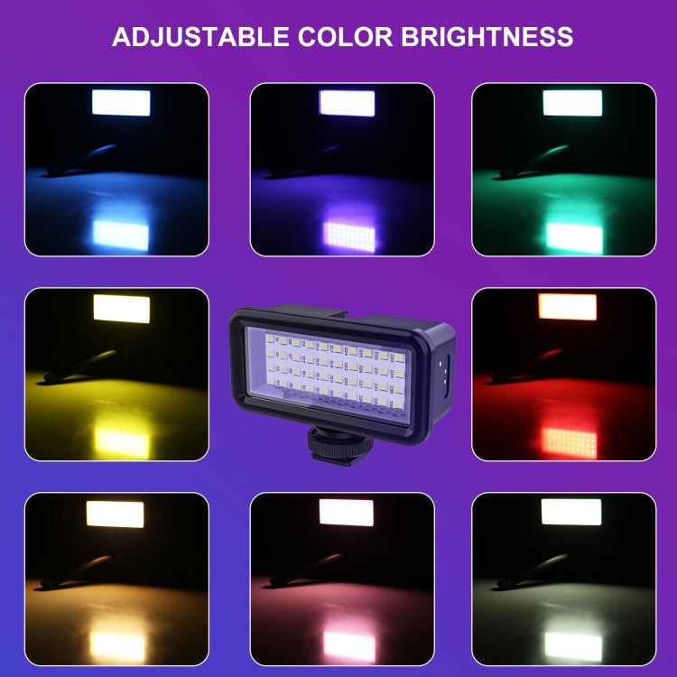 PULUZ 40 LED 40 m Luce di riempimento impermeabile per fotocamera Video Studio fotografico, 40 LEDs