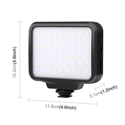 PULUZ Pocket 2500-9900K+RGB Luce di riempimento di bellezza a colori portatile Luce LED per fotografia sulla fotocamera