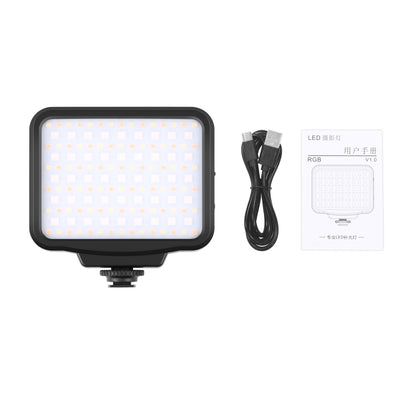 PULUZ Pocket 2500-9900K+RGB Luce di riempimento di bellezza a colori portatile Luce LED per fotografia sulla fotocamera