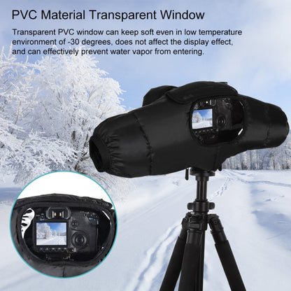 Custodia protettiva antipioggia antivento termica calda invernale PULUZ per fotocamere DSLR e SLR