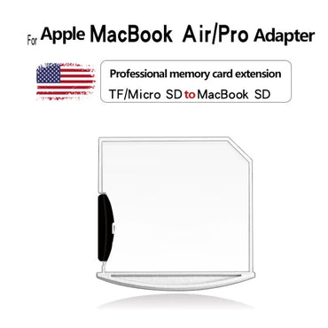 Adattatore da scheda Micro SD/TF a SD per MacBook Air/Pro (supporta fino a 512 GB)