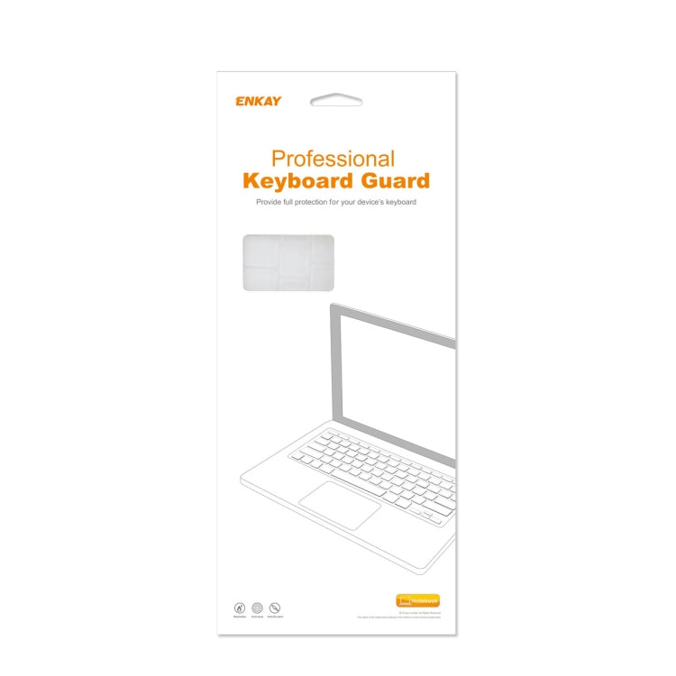 ENKAY Hat-Prince 3 in 1 per MacBook Pro 13 pollici A2289 / A2251 (2020) Custodia protettiva in cristallo rigido + Custodia protettiva per tastiera in TPU ultrasottile versione USA + Set di tappi antipolvere