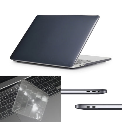 ENKAY Hat-Prince 3 in 1 per MacBook Pro 13 pollici A2289 / A2251 (2020) Custodia protettiva in cristallo rigido + Custodia protettiva per tastiera in TPU ultrasottile versione USA + Set di tappi antipolvere