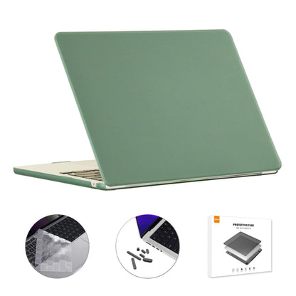 ENKAY Custodia per laptop opaca 3 in 1 con pellicola per tastiera in TPU / Tappi antipolvere per MacBook Air 13.6 2022 A2681 Versione UE