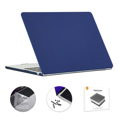 ENKAY Custodia per laptop opaca 3 in 1 con pellicola per tastiera in TPU / Tappi antipolvere per MacBook Air 13.6 2022 A2681 Versione UE