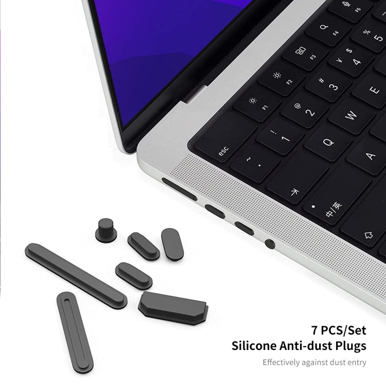 ENKAY Custodia per laptop opaca 3 in 1 con pellicola per tastiera in TPU / Tappi antipolvere per MacBook Air 13.6 2022 A2681 Versione UE