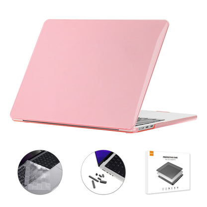 ENKAY Custodia per laptop in cristallo 3 in 1 con pellicola per tastiera in TPU / Tappi antipolvere per MacBook Air 13.6 2022 A2681 Versione UE