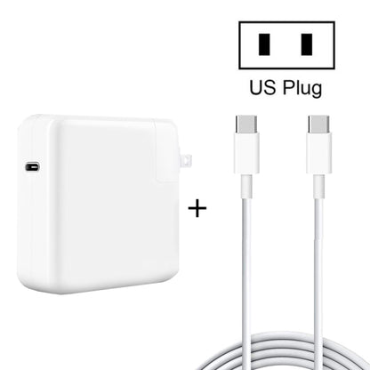 PD-96W Adattatore per laptop USB-C / Type-C PD da 96 W + cavo di ricarica rapida da USB-C / Type-C a USB-C / Type-C da 2 m 5 A per MacBook Pro