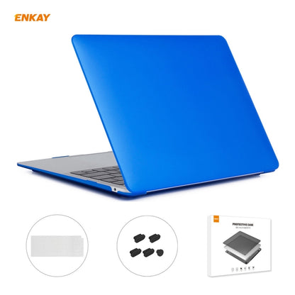 ENKAY 3 in 1 custodia protettiva per laptop opaca + pellicola per tastiera in TPU versione USA + set di tappi antipolvere per MacBook Air 13,3 pollici A2179 e A2337 (2020)