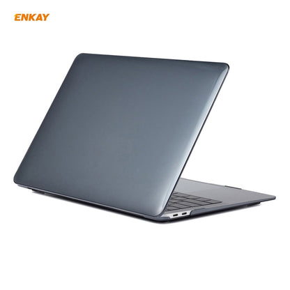 ENKAY Custodia protettiva per laptop in cristallo 3 in 1 + pellicola per tastiera in TPU versione USA + set di tappi antipolvere per MacBook Air 13,3 pollici A2179 e A2337 (2020)