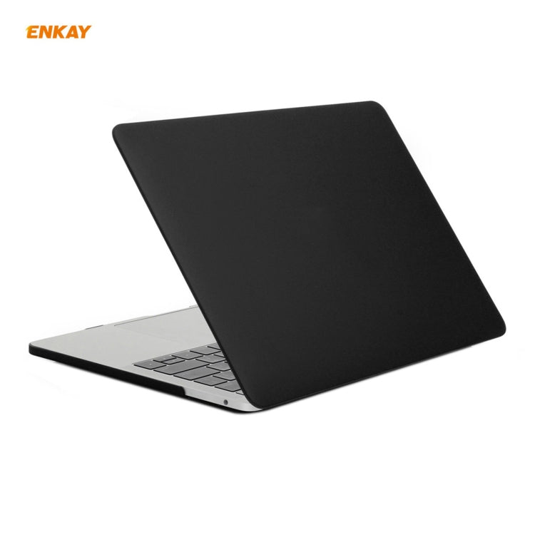 ENKAY Custodia protettiva per laptop opaca 3 in 1 + Pellicola per tastiera in TPU versione UE + Set di tappi antipolvere per MacBook Pro 13,3 pollici A2251 & A2289 & A2338 (con Touch Bar)