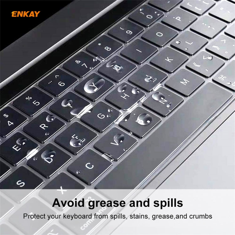 ENKAY Pellicola protettiva per tastiera in morbido TPU per MacBook Pro 16 pollici A2141 / Pro 13,3 pollici A2289 e A2251 e A2338 (2020), versione UE