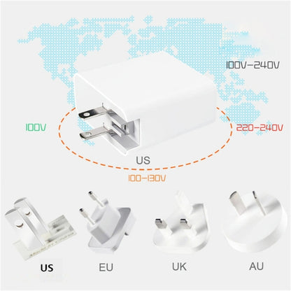 Adattatore per laptop A6 65W QC 3.0 USB + PD Type-C a doppia ricarica rapida