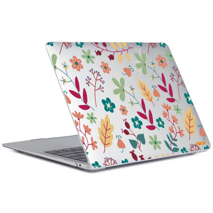 ENKAY Flower Series Pattern Laotop Custodia protettiva in cristallo per MacBook Pro 13,3 pollici A1706 / A1708 / A1989 / A2159