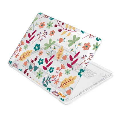 ENKAY Flower Series Pattern Laotop Custodia protettiva in cristallo per MacBook Pro 13,3 pollici A2251 / A2289 / A2338 2020