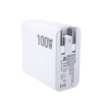 GaN 100W Dual USB + Dual USB-C/Type-C Caricabatterie multiporta per la serie Apple MacBook