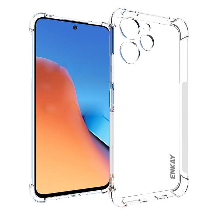 ENKAY Hat-Prince Custodia per telefono Xiaomi antiurto in TPU trasparente