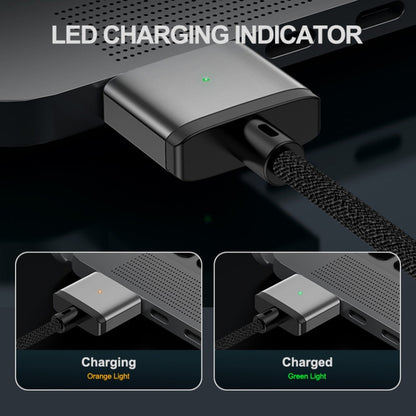 ENKAY 140W USB-C / Type-C a MagSafe 3 Cavo di ricarica magnetico intrecciato in nylon con indicatore LED per MacBook 6.6FT