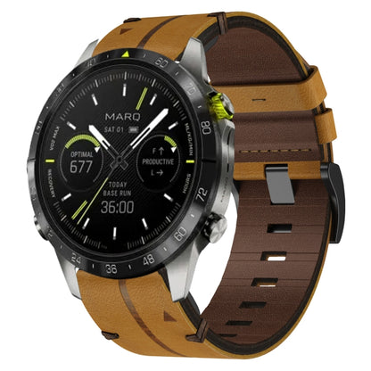 Cinturino  in pelle da 22 mm, per smartwatch Garmin Series 3