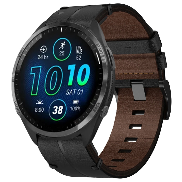 Cinturino  in pelle per smartwatch Garmin