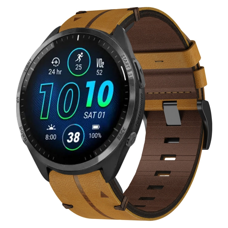 Cinturino  in pelle per smartwatch Garmin