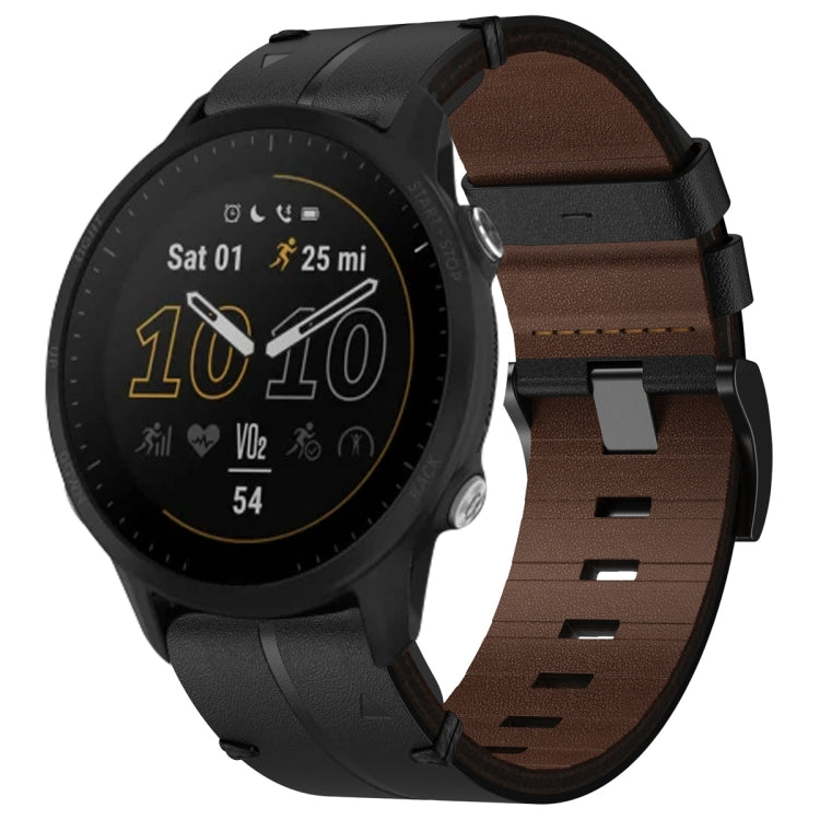 Cinturino  in pelle per smartwatch Garmin