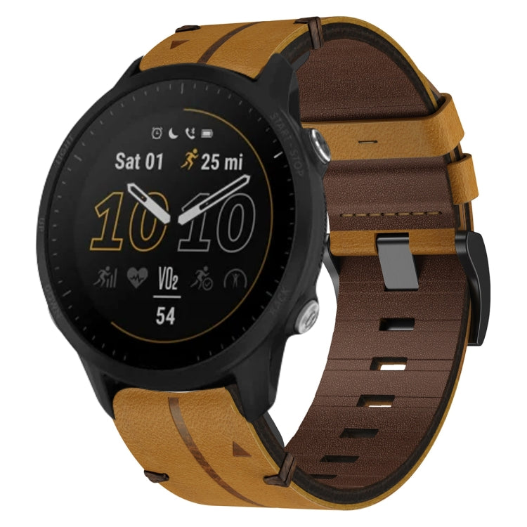 Cinturino  in pelle per smartwatch Garmin