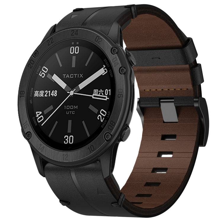 Cinturino in pelle da 22 mm per smartwatch Garmin, Series 2