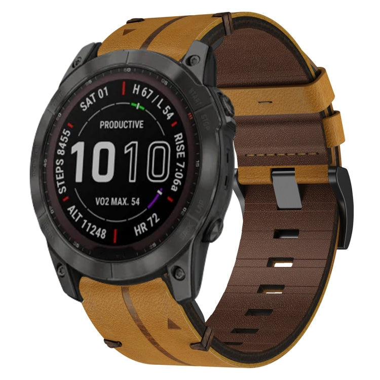 Cinturino in pelle da 22 mm per smartwatch Garmin, Series 2