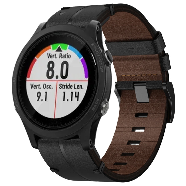 Cinturino  in pelle per smartwatch Garmin