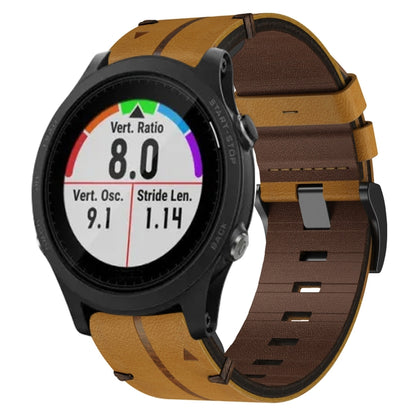 Cinturino  in pelle per smartwatch Garmin