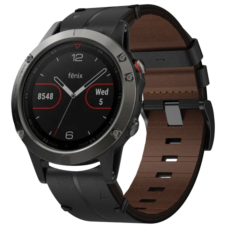 Cinturino  in pelle per smartwatch Garmin